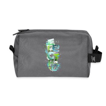 ELECTRO - Recycelte Kulturtasche - Anthrazit - Vorne