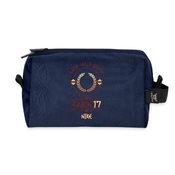 Cabin #17 in Camp Half Blood, Child of Goddess Nik - Recycled Toiletry Zip Bag - navy - Front