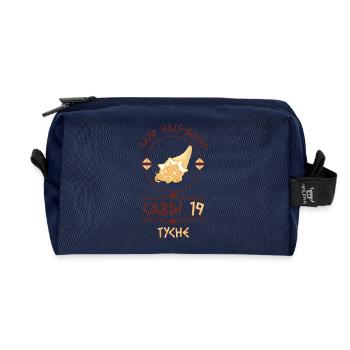 Cabin #19 in Camp Half Blood, Child of Tyche - Recycled Toiletry Zip Bag - navy - Front