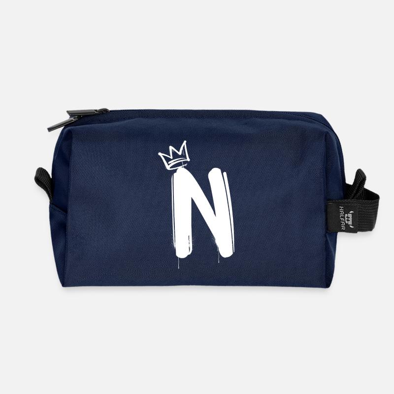 N - Recycelte Kulturtasche - Navy