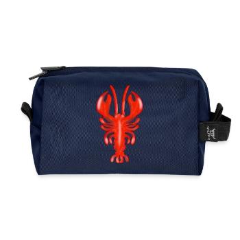 HOMARDS AUX FRUITS DE MER - Trousse de toilette en tissu recyclé - marine - Devant