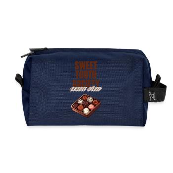 Équipe de cacao de la Sweet Tooth Society - Trousse de toilette en tissu recyclé - marine - Devant