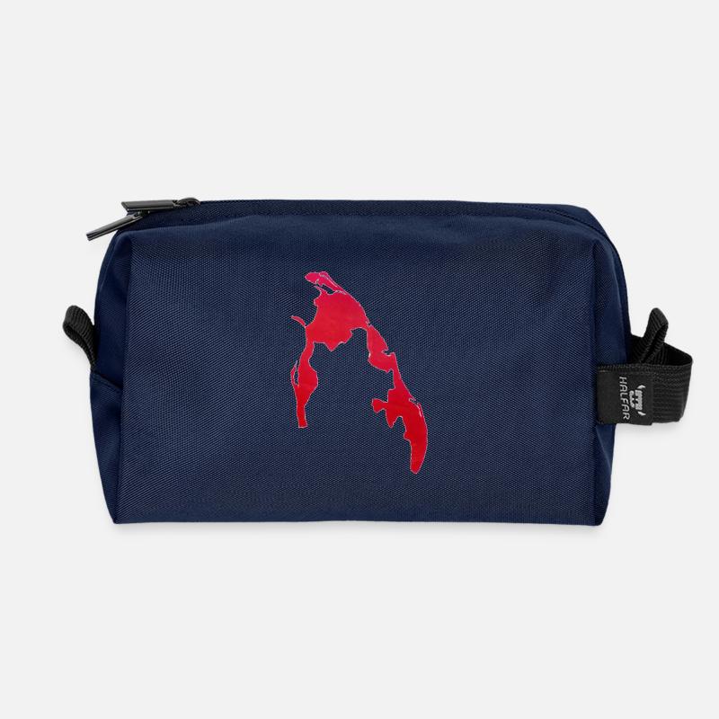 Tamil Eelam - Recycled Toiletry Zip Bag - navy