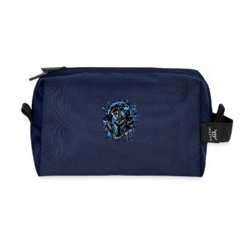 Spartaner Helm Gladiator - Recycelte Kulturtasche - Navy - Vorne