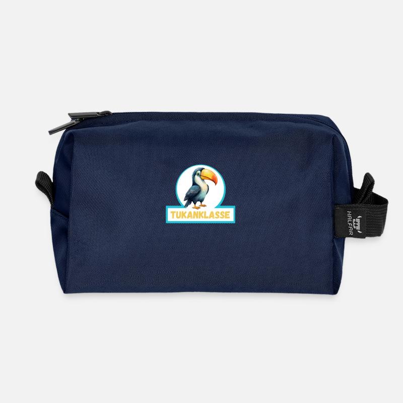 Tukanklasse Klassentier Tukan - Recycelte Kulturtasche - Navy