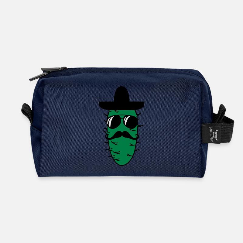 mexikaner_kaktus - Recycelte Kulturtasche - Navy