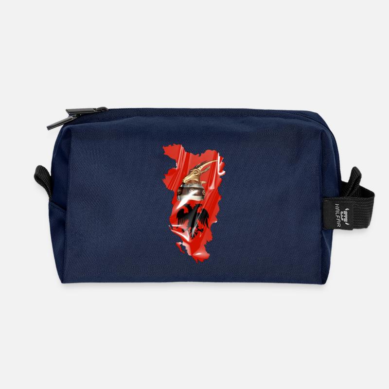 Albania - Recycelte Kulturtasche - Navy