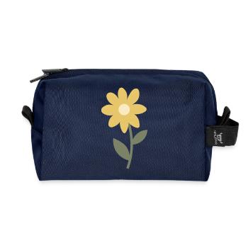 Bloomdesign de fleurs minimales - Trousse de toilette en tissu recyclé - marine - Devant