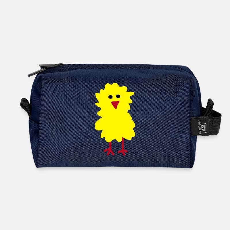 Chick - Recycled Toiletry Zip Bag - navy