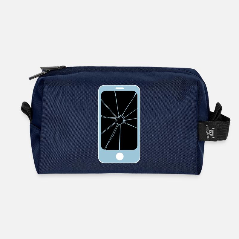 spider app - Trousse de toilette en tissu recyclé - marine