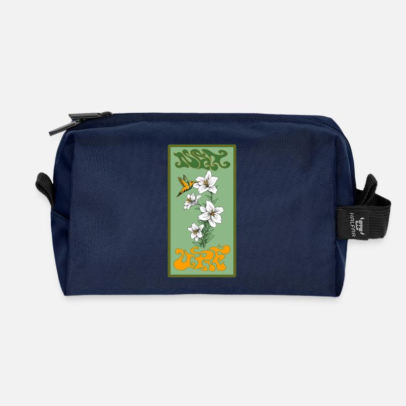 Natur - Recycelte Kulturtasche - Navy
