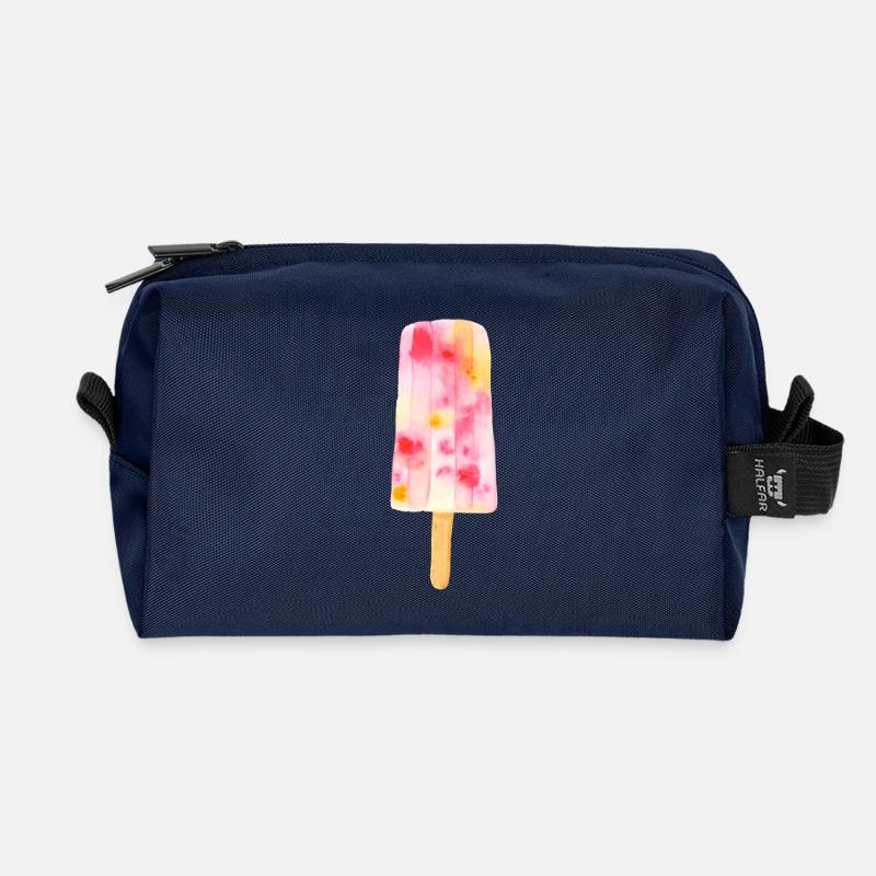Eiscreme - Recycelte Kulturtasche - Navy