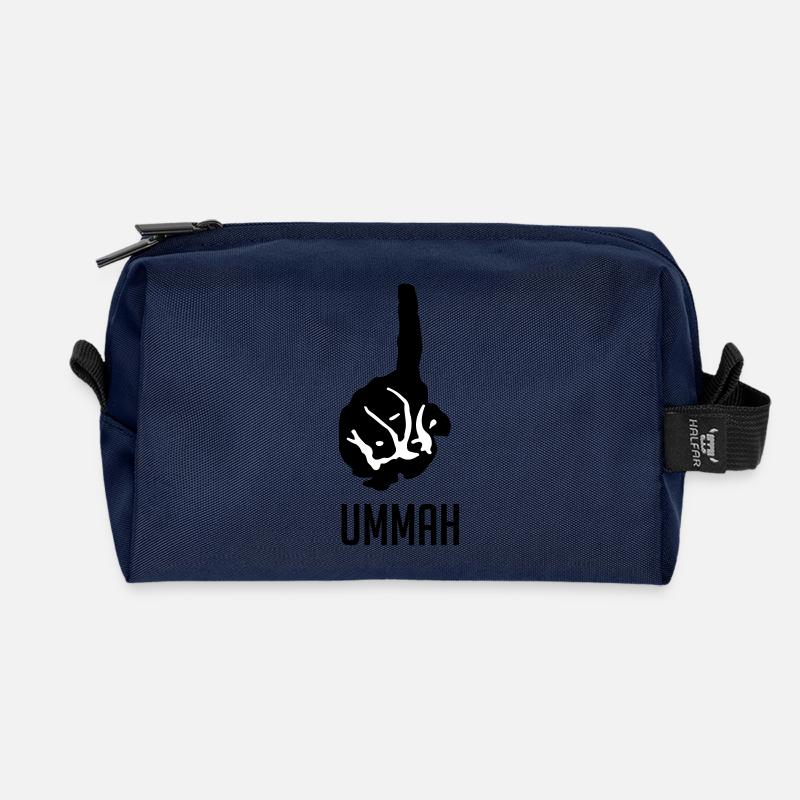 One Ummah Black - Recycelte Kulturtasche - Navy