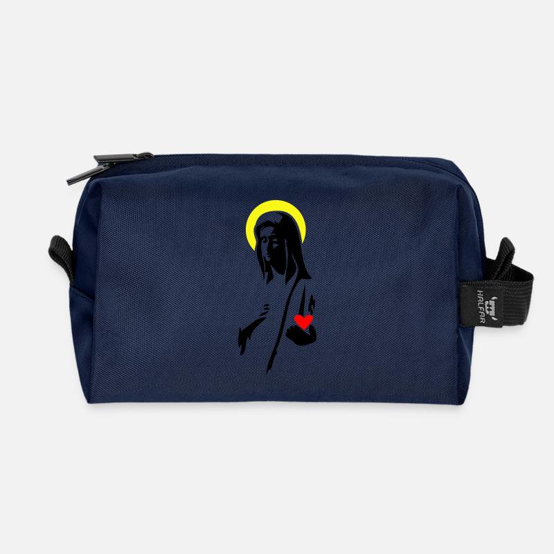 Maria - Recycelte Kulturtasche - Navy