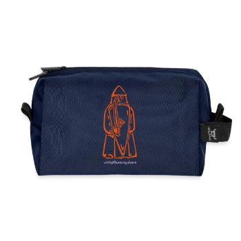 VHEH - Lewis Berserker - Recycled Toiletry Zip Bag - navy - Front