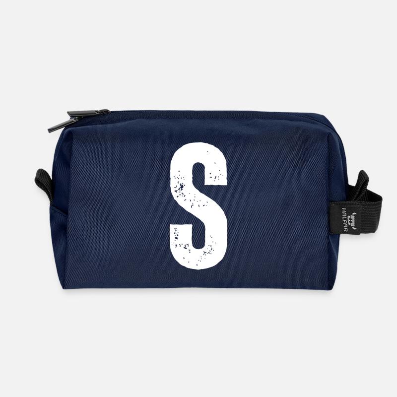 S - Recycelte Kulturtasche - Navy