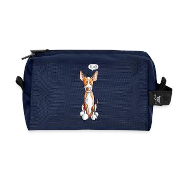 Podenco Play - Recycelte Kulturtasche - Navy - Vorne
