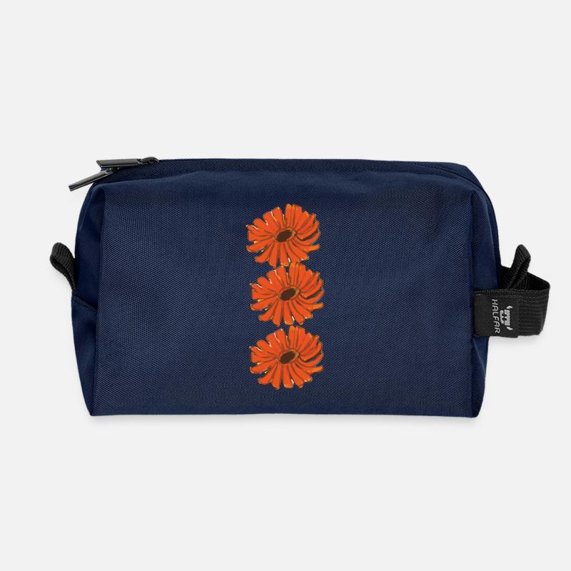 calendula RINGELBLUME - Recycelte Kulturtasche - Navy