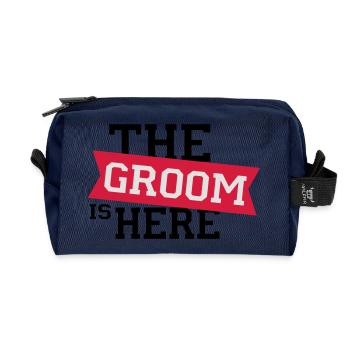 Junggesellenabschied - Recycelte Kulturtasche - Navy - Vorne