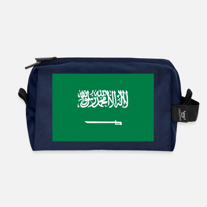 Nationalflagge von Saudi-Arabien - Recycelte Kulturtasche - Navy