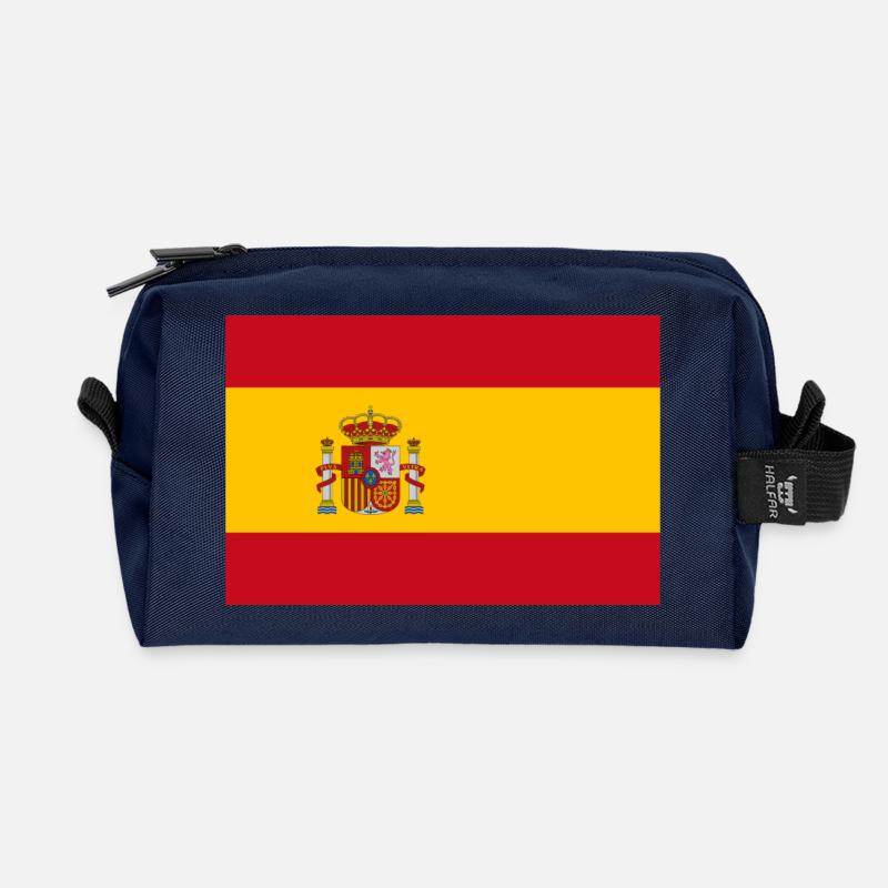 Spanien - Recycelte Kulturtasche - Navy