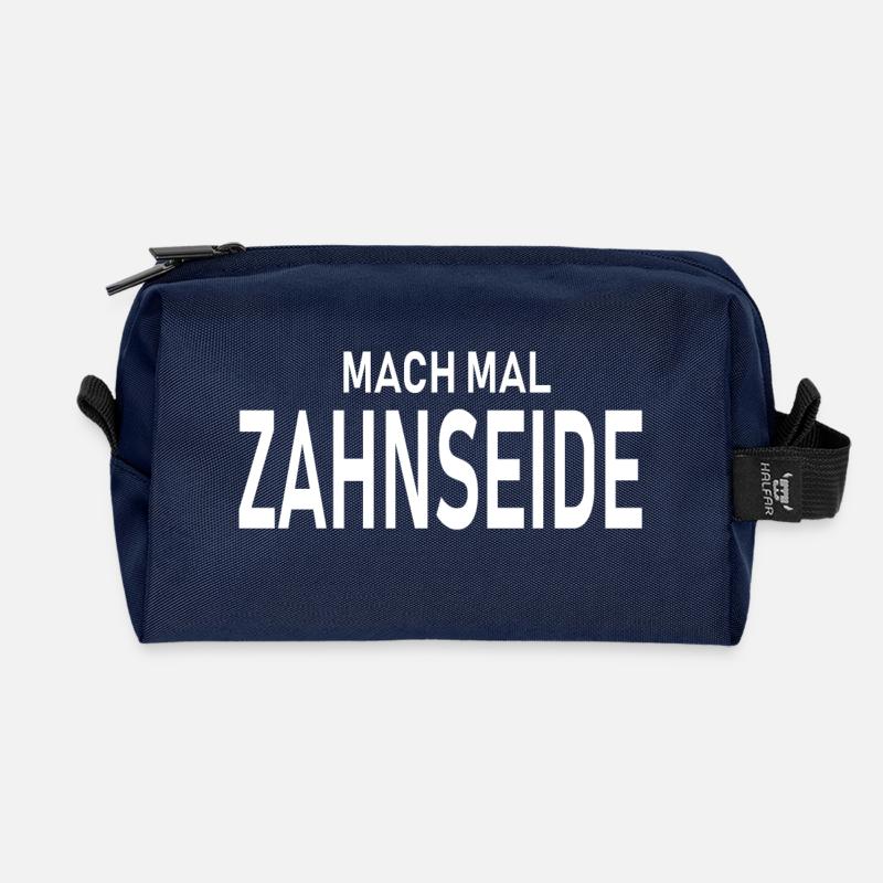 floss - Recycled Toiletry Zip Bag - navy