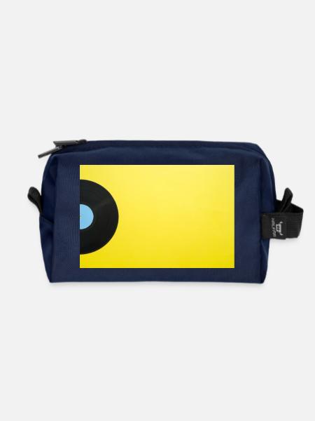 Vinyl - Recycelte Kulturtasche - Navy