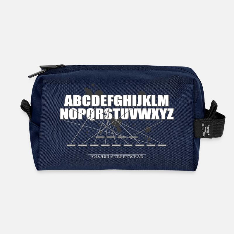 The Quest - Stay Different - Recycled Toiletry Zip Bag - navy