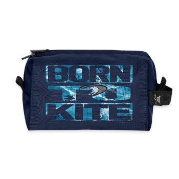 Born to Kite - Recycelte Kulturtasche - Navy - Vorne