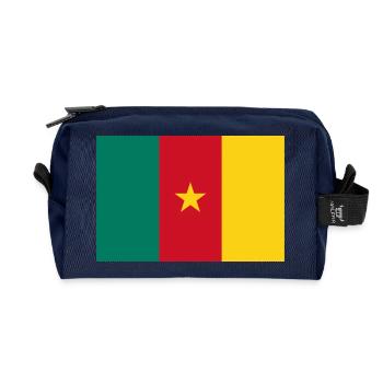 Kamerun - Recycelte Kulturtasche - Navy - Vorne