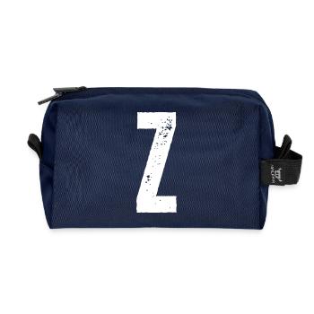Z - Recycelte Kulturtasche - Navy - Vorne