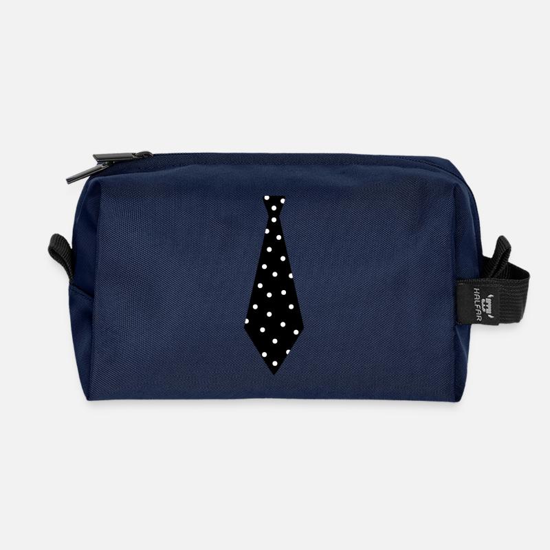 KRAWATTEN SHIRT lustige Krawatte - Recycelte Kulturtasche - Navy