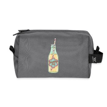 Sunshine Pop Retro Soda Bottle Ästhetik - Recycelte Kulturtasche - Anthrazit - Vorne