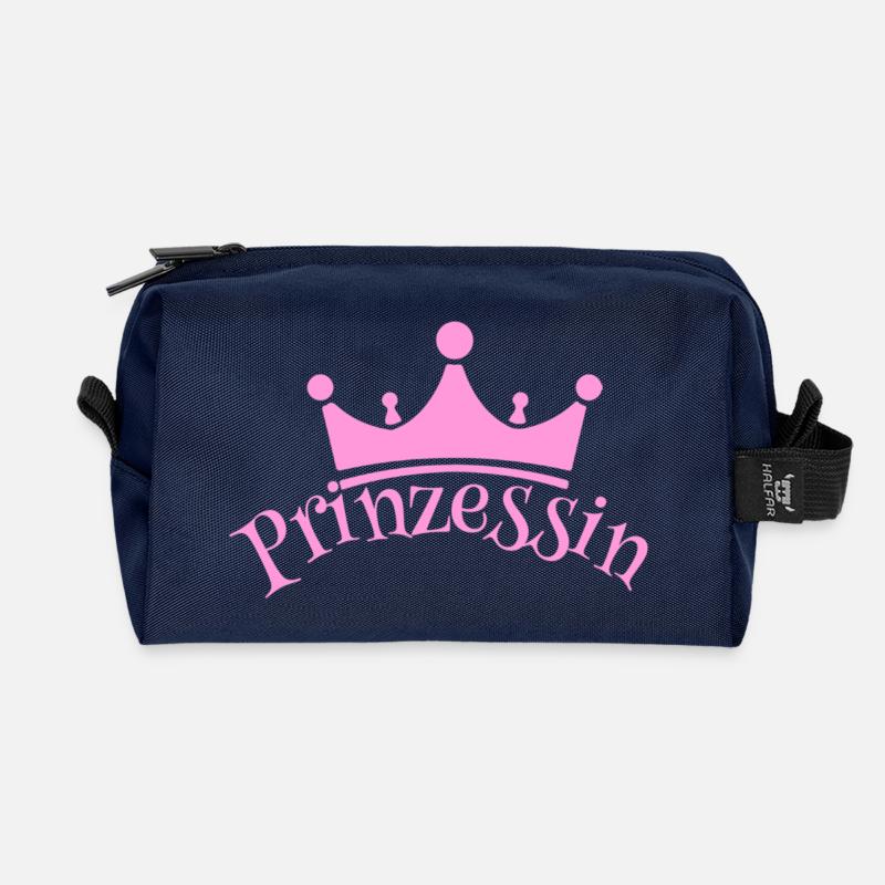 Prinzessin - Recycelte Kulturtasche - Navy