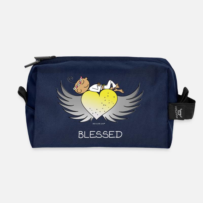 Blessing for you - Recycelte Kulturtasche - Navy