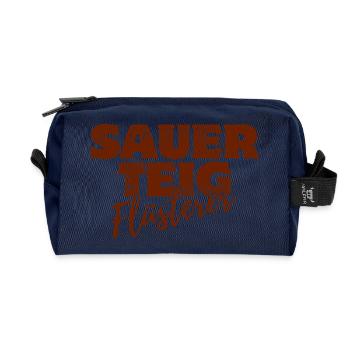 Sourdough Whisperer - Recycled Toiletry Zip Bag - navy - Front