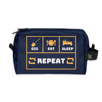 Treasure Hunt Sondles T-Shirt - Trousse de toilette en tissu recyclé - marine - Devant
