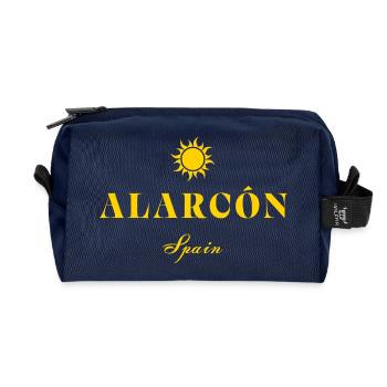 Alarcón Spain Suncrest Logo - Recycled Toiletry Zip Bag - navy - Front
