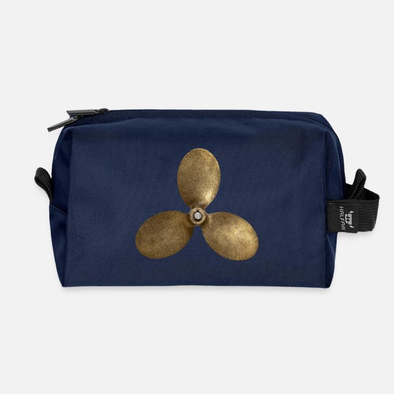 Propeller - Recycled Toiletry Zip Bag - navy