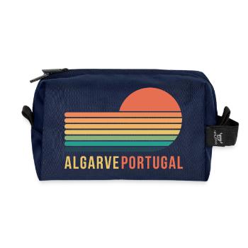 Algarve Portugal - Recycelte Kulturtasche - Navy - Vorne
