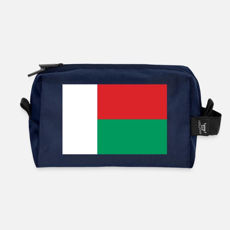 Madagascar - Recycled Toiletry Zip Bag - navy
