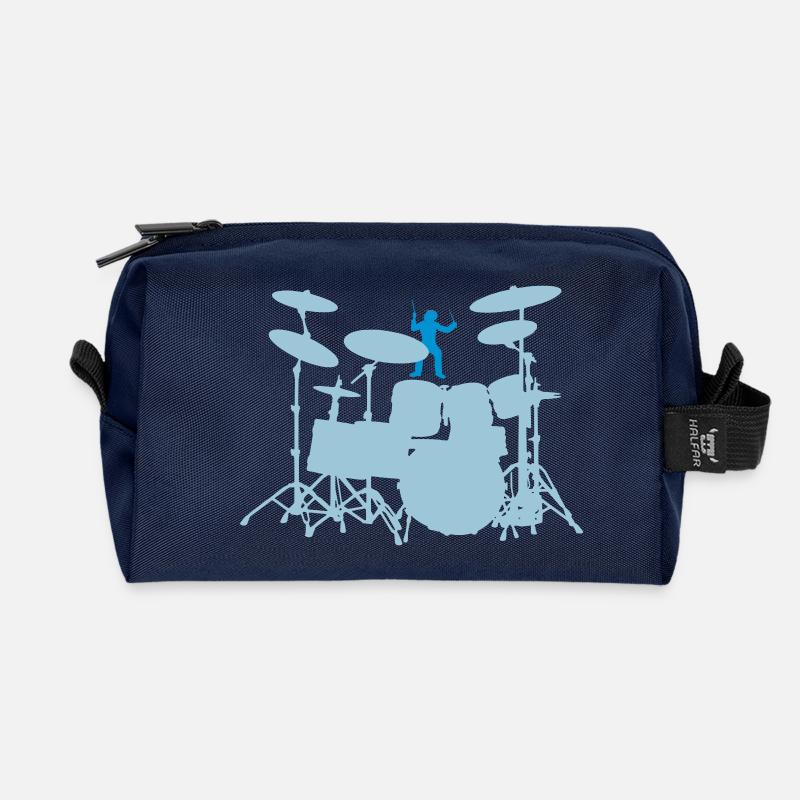 Drumset - Recycelte Kulturtasche - Navy