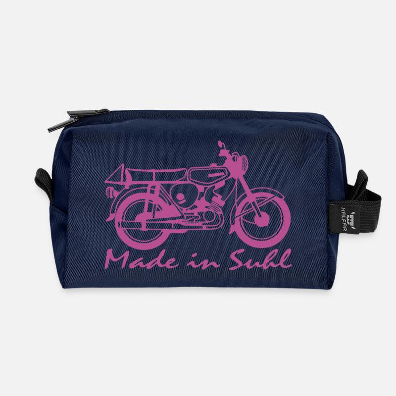 Simson S51 Made in Suhl - Recycelte Kulturtasche - Navy