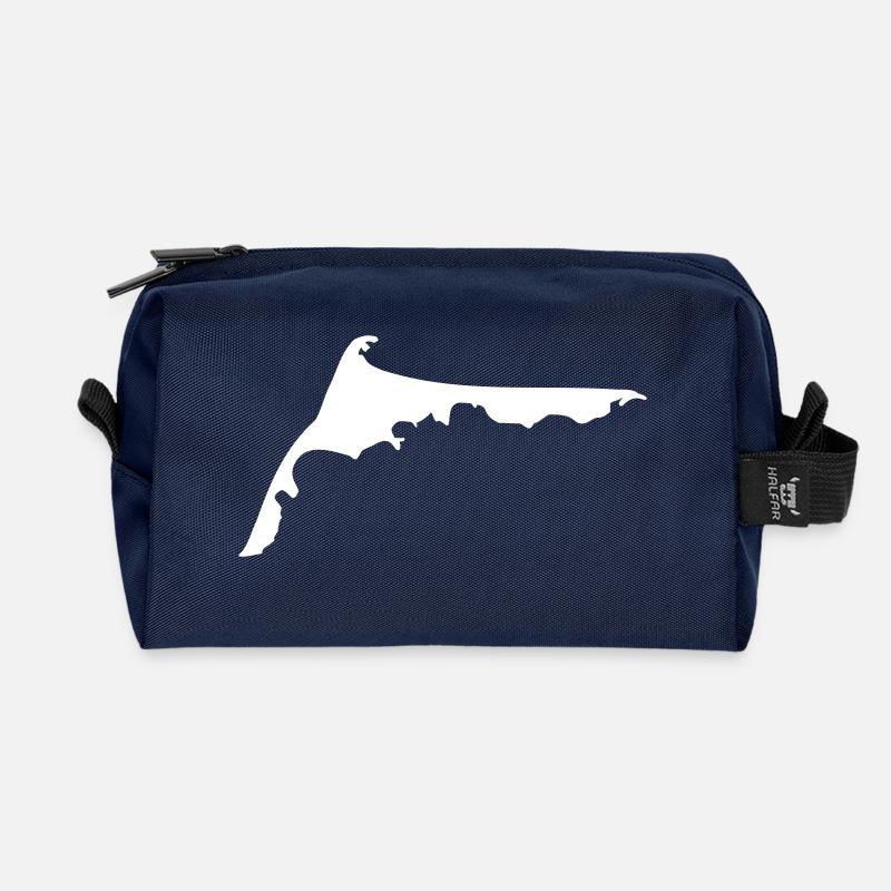 Fischland Darß Zingst - Recycled Toiletry Zip Bag - navy
