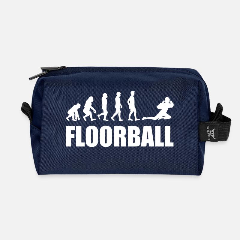 Floorball Goalkeeper Evolution - Recycelte Kulturtasche - Navy