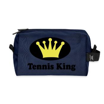 Tennis - Recycelte Kulturtasche - Navy - Vorne