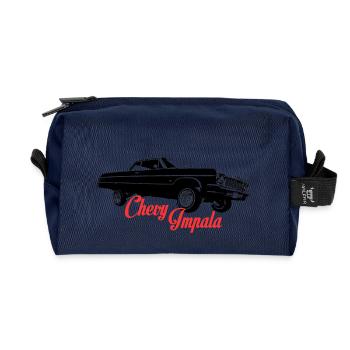 impala1965 - Recycelte Kulturtasche - Navy - Vorne