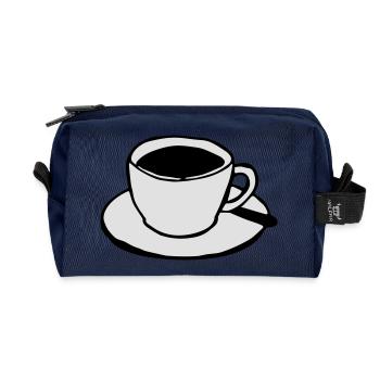 Kaffeetasse - Recycelte Kulturtasche - Navy - Vorne