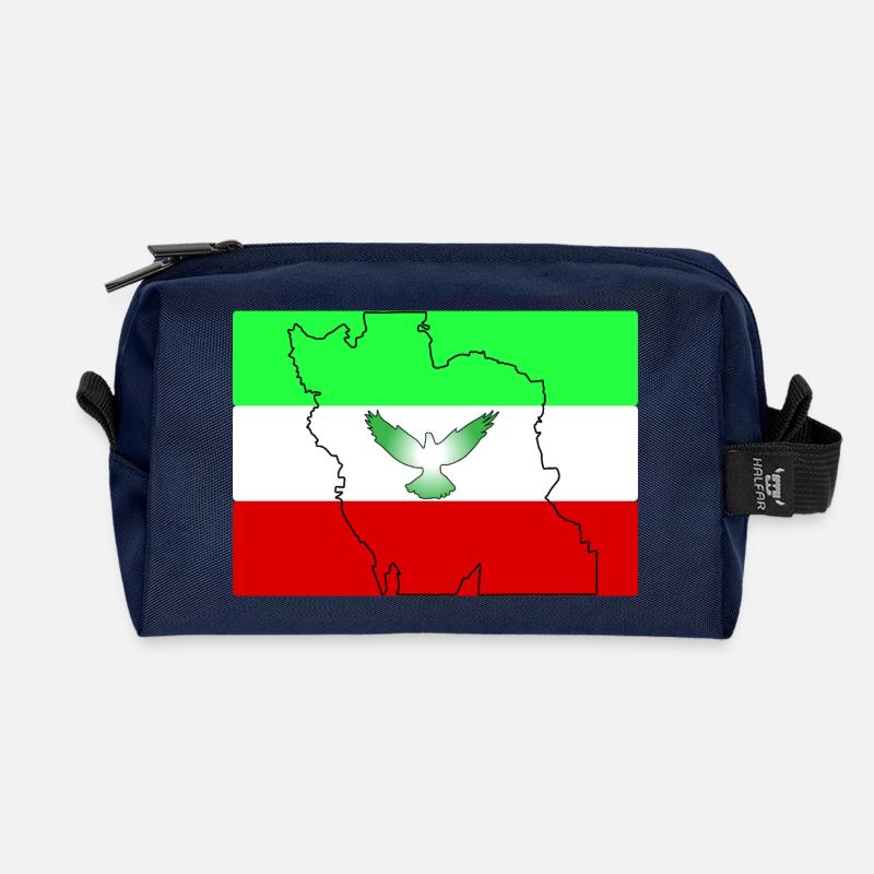 Iran Flagge  - Recycelte Kulturtasche - Navy