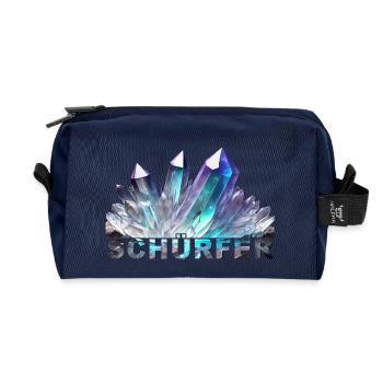 Schurfer - Recycelte Kulturtasche - Navy - Vorne